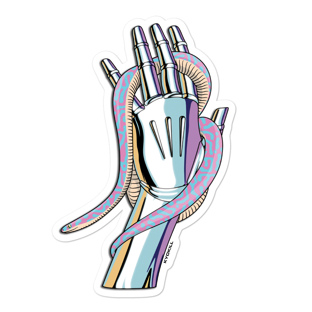 Chrome Creature Sticker