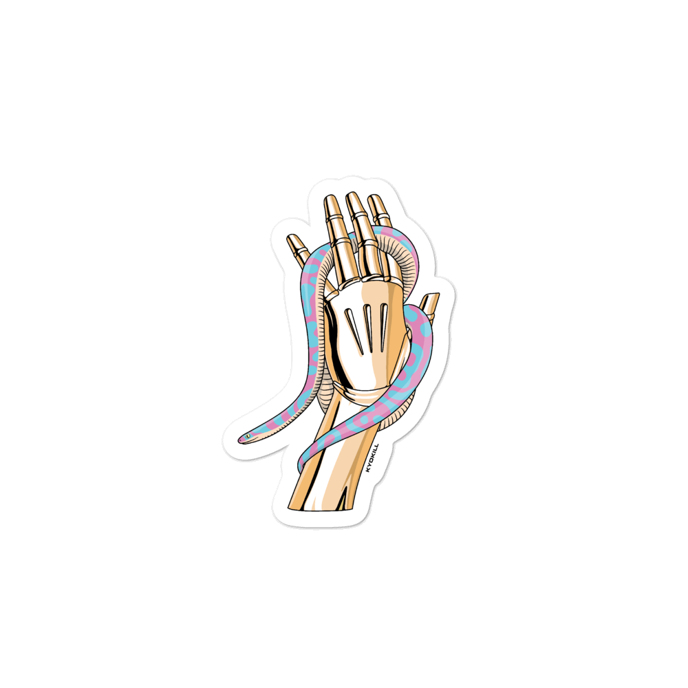 Gold Creature Sticker