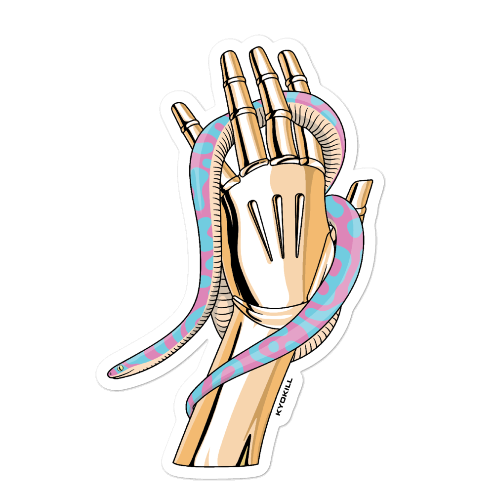 Gold Creature Sticker