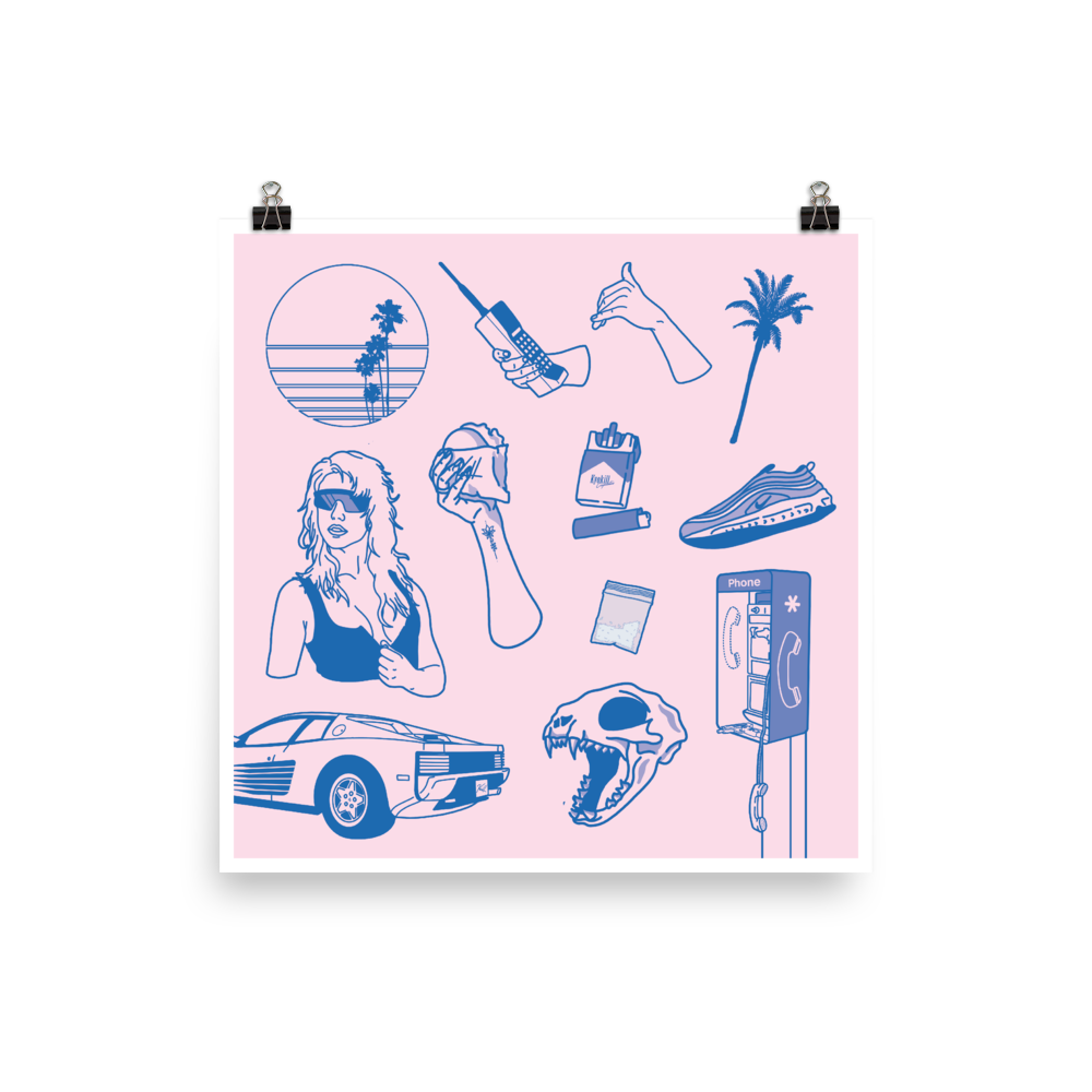 Flash Sheet 3 - Art Print