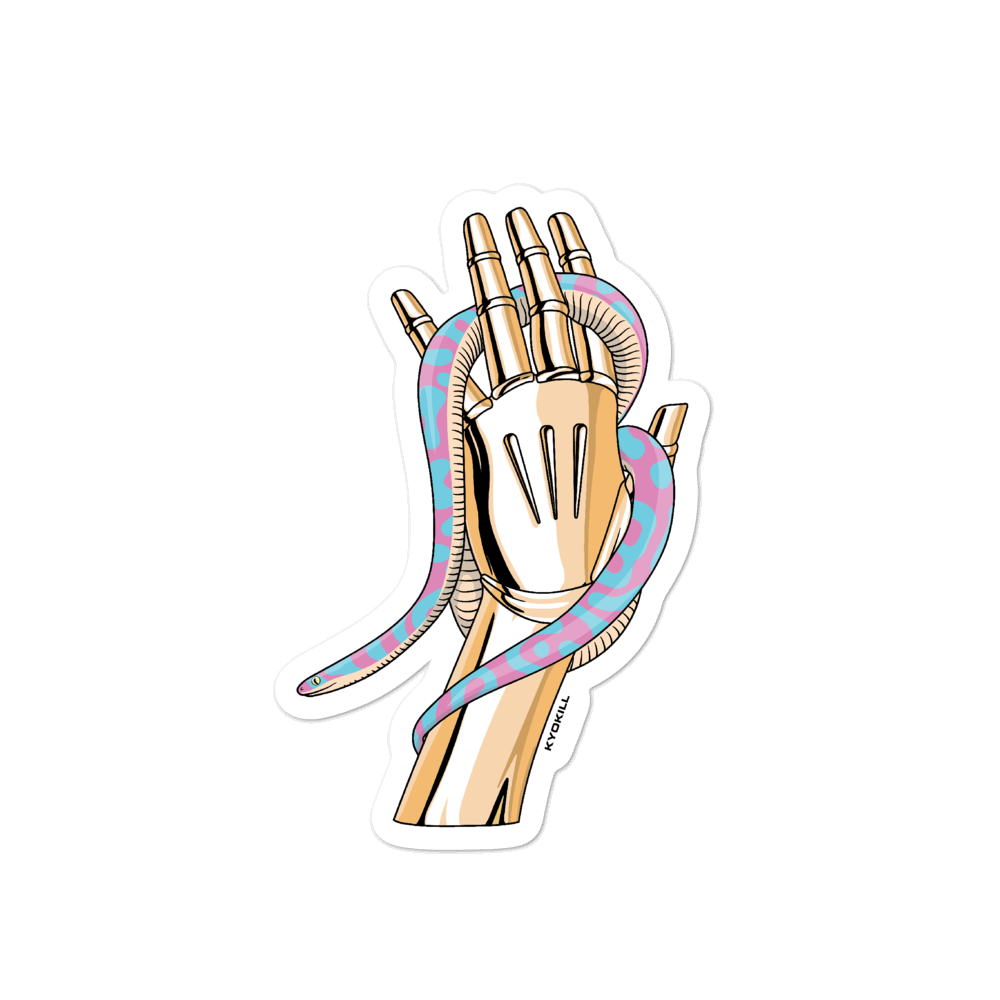 Gold Creature Sticker