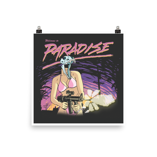 Welcome to Paradise - Art Print